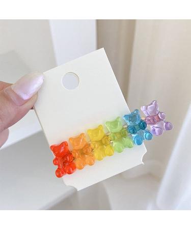 Gummy Bear Hair Clip for Girls and Women 3 Pack