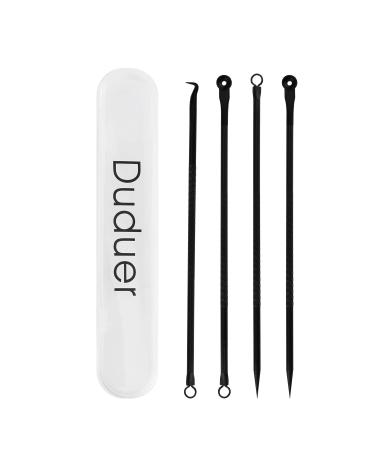 Blackhead Remover Pimple Popper Tool - Duduer Professional Pimple Popping Kit Comedone Extractor Acne Removal Tools Used to Get Rid of Whiteheads on The Nose and Face