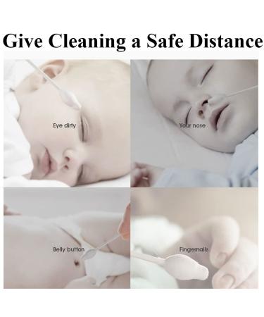 Organic Baby Cotton Swabs | Fragrance-Free & Chlorine-Free | 100% Biodegradable & Hypoallergenic | Gentle Qtips for Kids | 4 Packs, 224 Total Swabs - Buy Online on GoSupps.com