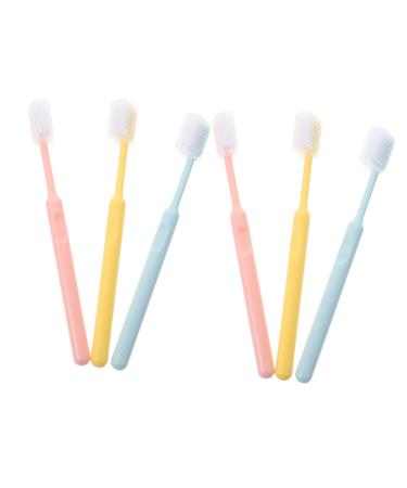 6th soft toothbrush manual toothbrush soft toothbrush made of wood travel toothbrush toothbrush for the oral care toothbrush for on the way household cleaning brush tools