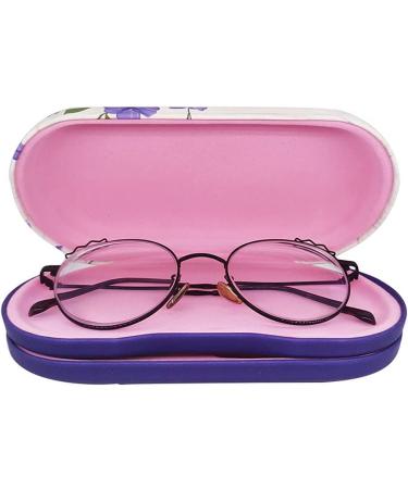 Travel-Friendly 2 in 1 Double Sided Contact Lens Case - Stylish Purple Glasses Holder for International Shipping - Buy Online on GoSupps.com