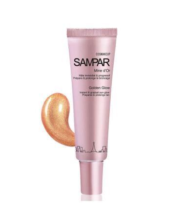 Sampar Golden Glow Cream - Hydrating Tedented Cream for Luminous Skin - Universal Shade for All Skin Types - 30ml - Buy Online on GoSupps.com