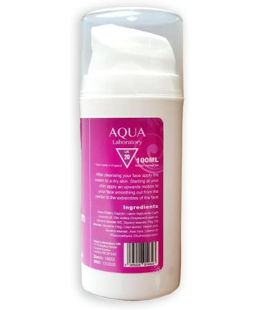 Aqua Laboratory UK 3X 100ML Silver Ion Moisturiser Cream 20 PPM Colloidal Silver Cream - Buy Online on GoSupps.com