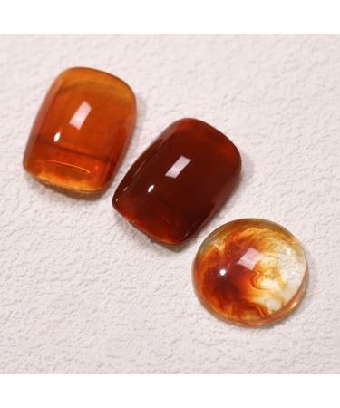 15ml Amber Varnishes Amber Gel Nail Soak Off Tortoiseshell Glass Gel Nail Polish Semi Permanent UV Gel - (Color: 2)