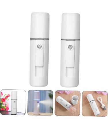 MUSISALY 2pcs Spray Meter Face Hydrating Moisturizer Moisturizing Mister Portable Diffuser Plastic White - Buy Online on GoSupps.com