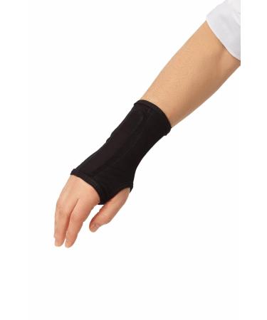 Buy Medline Carpal Tunnel Glove with Flexible Splint Breathable Cotton/Spandex Black Size S (Up to 3.25 Inches) International Shipping - Buy Online on GoSupps.com