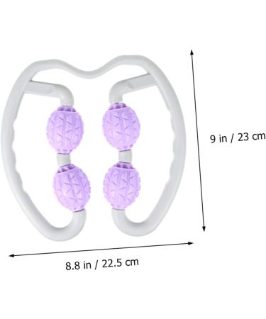 Lurrose Muscle Massager Roller Stick - Deep Tissue Massage Tools for Fitness | Handmade Plastic Violet Roller for Pain Relief - Buy Online on GoSupps.com