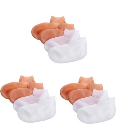 Beavorty 6 Pairs Exfoliating Moisturizing Socks Moisture Enhancing Socks Lotion moisturizing Socks Cosmetics Socks Woman's Socks Foot Socks for Dry Cracked feet sebs spa Miss Dedicated - Buy Online on GoSupps.com