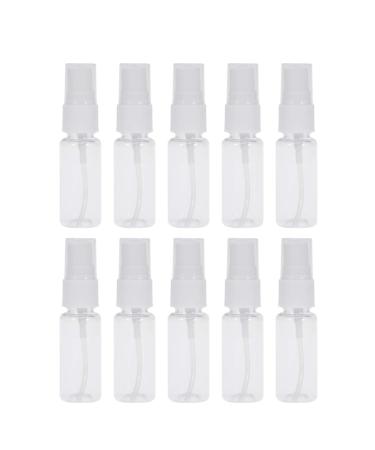 Besportble 20 ml Travel Dispenser bottles Clear empty spray bottles Dispensing bottles large for flight airport vacation lotion adult men women-10 pieces