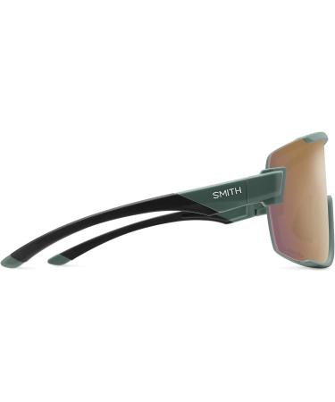 Smith Unisex Wildcat Sunglasses - Matte Alpine Green / Chromapop Rose Gold Mirror - Buy Online on GoSupps.com