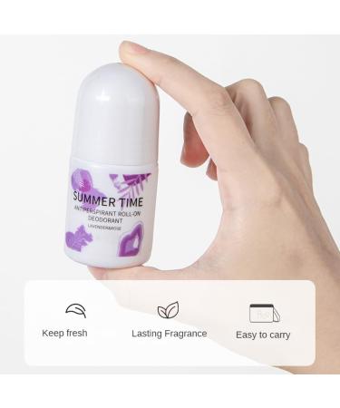 (2pcs) Underarm Deodorant Deodorant Balm Long Lasting Fragrance Walking Bead Deodorant Stick Vegan No Residue Fresh and Dry (Lavender Rose) - Buy Online on GoSupps.com