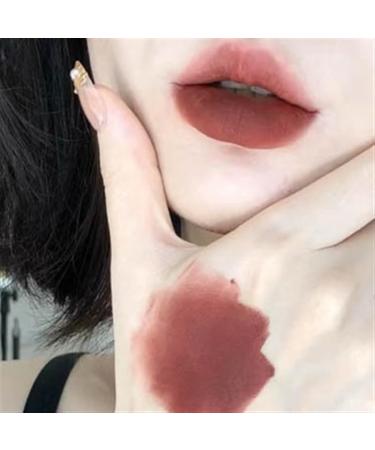  BADALO Velvet Mist Water Mist Lip Mud Soft Silky Matte Vegan White Lip Gloss Non-stick Lip Glaze Lipstick (Color : 6 Cocoa Bean Coffee) - Buy Online on GoSupps.com