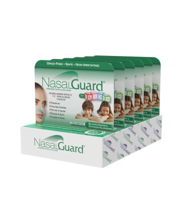 Allergy Relief & Allergen Blocker Nasal Gel for Kids - Dust Pet Hair & Dander Blocker - Drug-Free Safe for Kids Non-irritating Moisturizing Made in USA (Cool Menthol 3g Pack of 6) Pack of 6 Cool Menthol