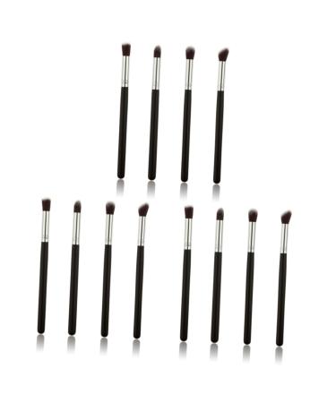 Hemoton 12 Pcs Eye Make-up Brush Kit Makeup Brush Lip Scruber Eye Shadow Brush Theive Cosmetics Makeup Tool