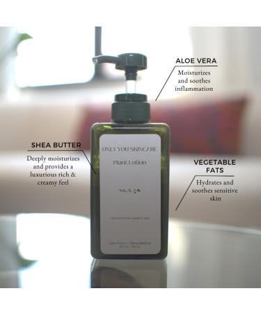 All Natural Plant Lotion | 16oz Family Size | Plant-Based Body Lotion for Nourished Skin - Buy Online on GoSupps.com