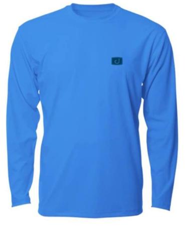AVID Sportswear Core AVIDry Long Sleeve Shirt (50+ UPF) (Marina Blue, XX-Large)