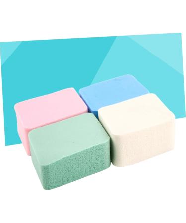FRCOLOR Set of 4 Washing Up Sponge Makeup Powder Puff Makeup Sponge Powder Puff for Face Natural Sponge Diamond Sponge Puff Makeup Puff - Buy Online on GoSupps.com