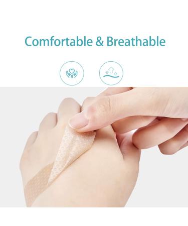Dimora Soft Waterproof Silicone Medical Tape 1.6in x 59in - Easy Tear Design, Comfortable & Breathable - Pain-Free Removal, No Residue - 1 Roll - Buy Online on GoSupps.com