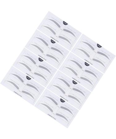 Housoutil Eyebrow Template 2 Eyebrow Stencils Eyebrow Shaping Stencils Make up Kit Eyebrow Sticker A607 Eyebrow Card Simple - Buy Online on GoSupps.com