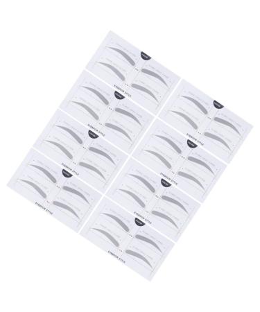 MAGICLULU 2 Eyebrow Shaping Stencils Makeup Kit Beauty Eyebrow Card Eyebrow Stickers Card A607 Portable