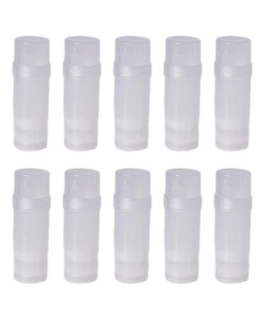 Empty Deodorant Containers Round BPA Free Deodorant Containers Clear Containers Plastic for Travel 60ML Round bpa Free Deodorant containers