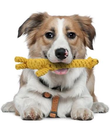 Durable Braided Cotton Giraffe Dog Toy for Puppies - Vivifying Kielzeugen | Tooth Cleaning | Small Dogs | International Shipping - Buy Online on GoSupps.com