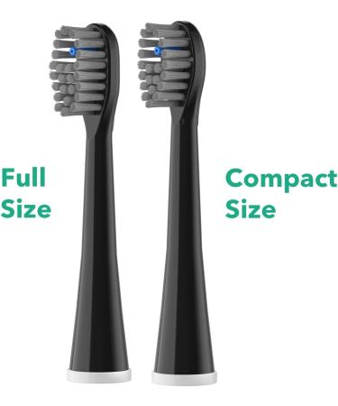 Full Black Flossing Toothbrush Head Replacement for Waterpik Sonic Fusion SF-01 SF-02 SF-03 SF-04 Combo Brush Heads (3 Packs) - Buy Online on GoSupps.com