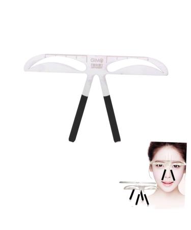 DOITOOL Eyebrow Ruler Eyebrow Positioning Ruler Foot File Stickers Replacement Eyebrow Stencils Kit Eyebrow Shaper Stencil Eyebrow Tools Eyebrow Drawing Tool Makeup Tools Eyebrow Trimming
