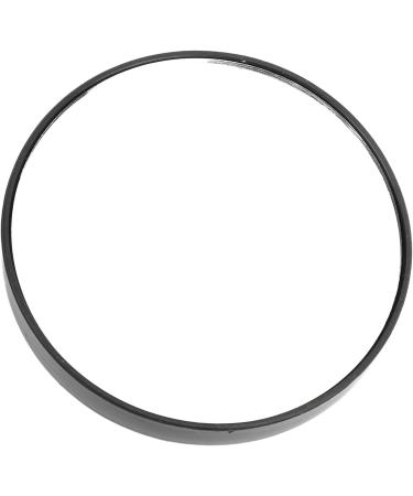 Small Round 10X Magnifying Mirror 7.5cm Suction Cup Makeup Mirror for Travel Portable and Compact ABS Material (Black) - Buy Online on GoSupps.com
