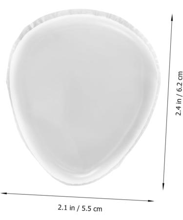 Housoutil Transparent Silicone Wet Powder Puff Makeup Tools Foundation Makeup Puffs Cosmetics Foundation Puffs Women Makeup Supplies Silicone Foundation Puffs Silicone Puffs Sponge - Buy Online on GoSupps.com