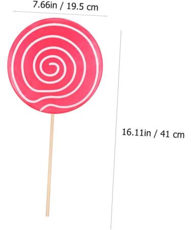 Ciieeo 4 Pcs Lollipop Props Creative Photo Prop Scene Lollipop Ornament Kids Photo Props Giant Balloons Photography Prop Baby Toys Girls Decor Child Big Lollipop Wood Autumn As Shownx2pcs 41X19.5X1.5CMx2pcs - Buy Online on GoSupps.com