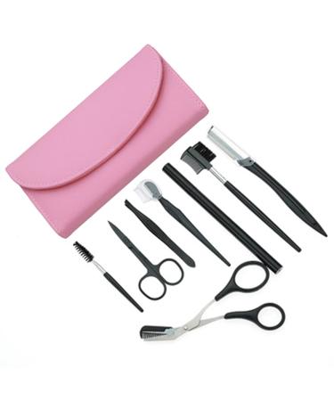 Shop 8-in-1 Eyebrow Set - Multi-Purpose Eyebrow Razor Scissors Tweezers & Brush for Women | Exquisite Storage Bag | International Shipping Available - Buy Online on GoSupps.com