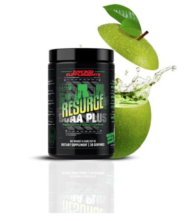 Resurge BCAA Plus Intra-Workout Supplement Green Apple Candy Flavor 30 Servings 11.5 oz