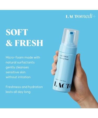 LACTOMEDI Feminine Foaming Wash - pH Balanced Intimate Care with Natural Ingredients | EWG Green-Verified | 5.07 fl oz - Buy Online on GoSupps.com