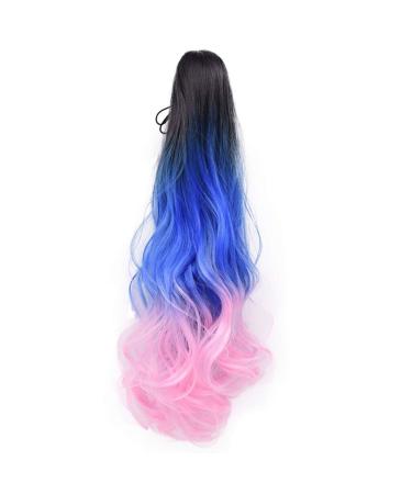 Wig Ladies Long Hair Women Brazilian Wavy Long Curly Synthetic Cosplay Hair 60s 70s 50s 80s