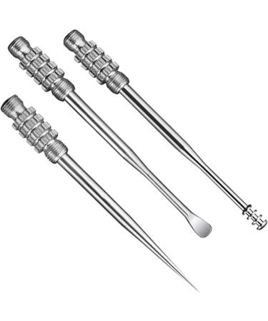 DOITOOL 6 pcs Tool Pickers Toolrandom Pick Cleaning Silver Earwax Keychain Supplies Shop Picnic Cleaner Camping Removal Picks Ear Kit Scoopsrandom Travel Spoon Wax Reusable - Buy Online on GoSupps.com