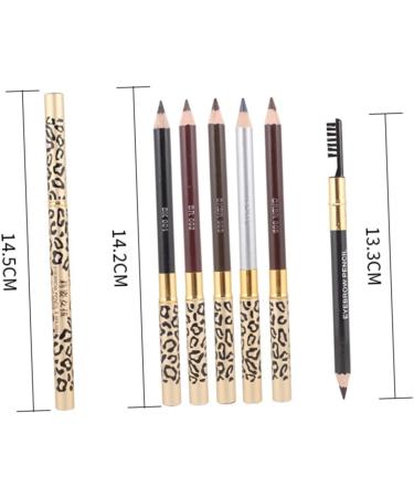 FRCOLOR Makeup Pencils 2pcs Waterproof Black Pencils Eyebrow Shaper Brush Makeup Pen Girl Make up Brown Eyebrow Pencil 1 count (Pack of 1) Brown - Buy Online on GoSupps.com
