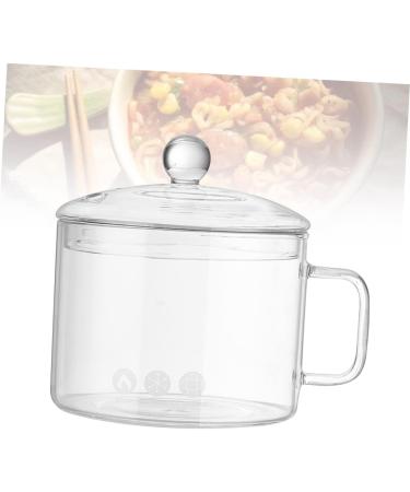 Zerodeko Fruit Transparent Food Storage Container Home Glass Bowl Glass Mixing Bowl Bowls for Kitchen Glass Container with Lid Terrarium Glass Salad Bowl Clear Container Fruit Container 16*15cm As Shown - Buy Online on GoSupps.com