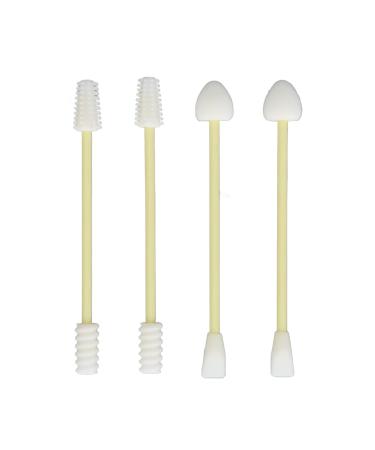 Buy Reusable Silicone Cotton Swabs - Eco-Friendly Double Tipped Makeup Buds for Beauty & Baby Care (4pcs) - International Shipping Available - Buy Online on GoSupps.com