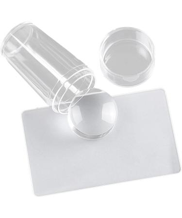 Silicone Jelly Stamper Jelly Stamper Transparent Nail Stamper French Manicure Jelly Stamper French Clear Silicone Jelly Stamper for Girlfriends and Mother - Buy Online on GoSupps.com