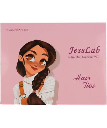 JessLab Spiral Hair Ties 20 Pcs - Traceless Phone Cord Hair Accessories for Girls & Women - No Crease Plastic Coil Ponytail Holders - No-Damage Headband - Lustrous Finish - Buy Online on GoSupps.com