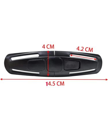Baby Car Seat Safety Belt Buckle Lock - Children's Harness Clip for Car Seat Chest Strap - Black - Buy Online on GoSupps.com
