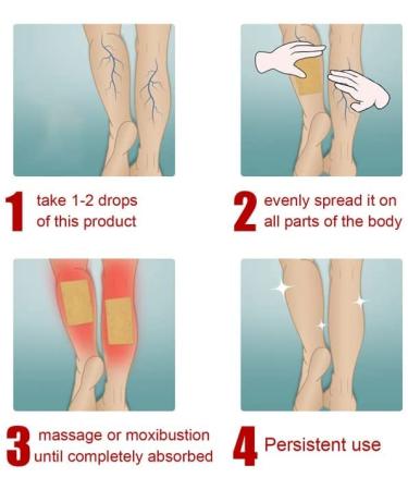 Mandurs 72Pcs Varicose Veins Patch - VeinHealth Treatment for Legs | Improve Blood Circulation, Reduce Pain & Swelling - Buy Online on GoSupps.com