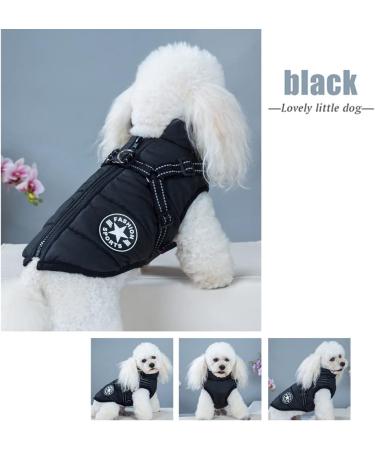 Buy Waterproof Dog Vest & Coat | Warm Winter Harness - 9 Colors Available | XXL Black - Buy Online on GoSupps.com