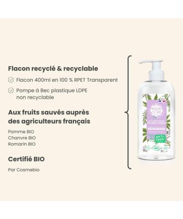  Pulpe de Vie Pulpe de Vie - Volume & Growth Shampoo Certified Organic Bob Marl hair XL 400 ml - Zero Waste! Hemp - Voluminous & Healthy Hair - Organic - Buy Online on GoSupps.com