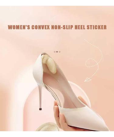 Heel Pads Inserts for Women - Adjustable Adhesive Pain Relief Foot Care Stickers (Beige Non-Slip 3mm) - International Shipping Available - Buy Online on GoSupps.com