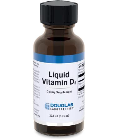 Douglas Laboratories Liquid Vitamin D3 | Supports Bones Cell Growth Neuromuscular and Immune Function | 0.75 fl. oz.