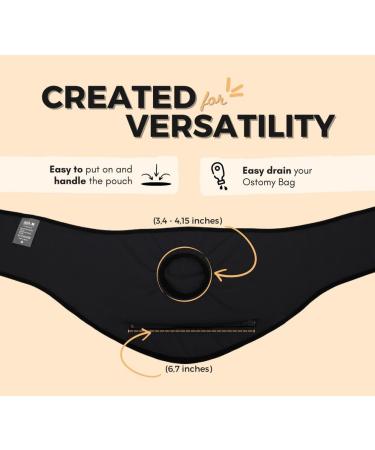 Siil StomaG rtel - Stoma Support Belt for Colostomy Ileostomy & Urostomy | Compatible with Convatec Coloplast Hollister | Stealth Belt for Sports - Buy Online on GoSupps.com