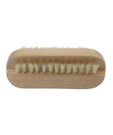 Boar Bristle Hand and Nail Brush with Wood Handle for Manicure and Pedicure - 3-3/4-Inches - Buy Online on GoSupps.com