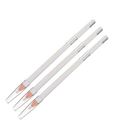SOIMISS Lot De 3 Crayons Eyeliner Blancs Pelables Pr cision Fine Longue Tenue Imperm able Pour Maquillage Yeux Professionnels Et Usage Quotidien